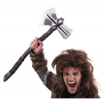 Krieger Axt aus Latex (29.6x9x72.5 cm)